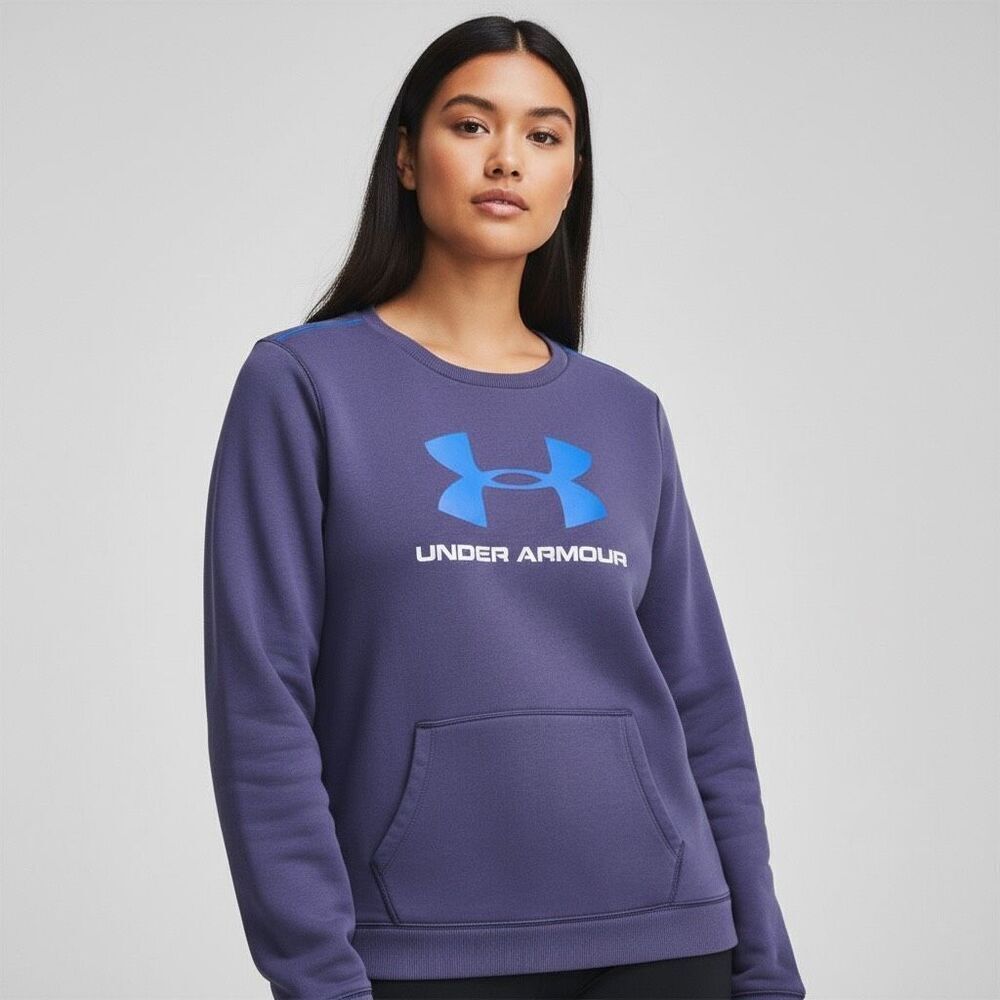 Under Armour Purple Crewneck Sweatshirt Women’s Medium Logo Pullover